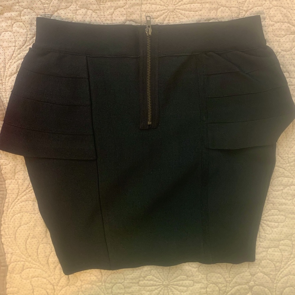 Bandage mini skirt black … good condition